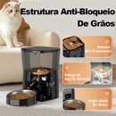 Alimentador automático para gatos