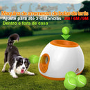 Máquina de arremesso de tênis para cães