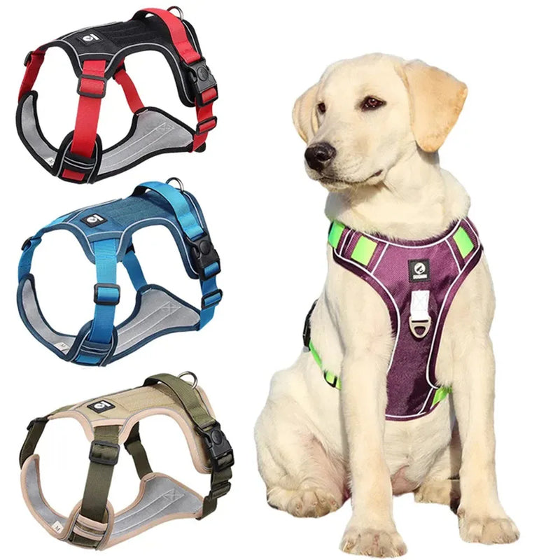 Arnês para cães forte, arnês para caminhada para cães grandes