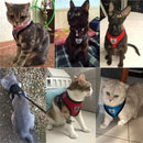Arnês para gatos de malha ajustável