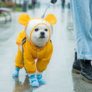 Capa de chuva fofa em forma de urso