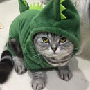 Roupa de inverno de Dinossauro para gatos