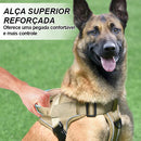 Arnês para cães sem puxar, colete tático durável ajustável