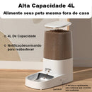 Alimentador automático para gatos