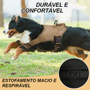 Arnês para cães sem puxar, colete tático durável ajustável