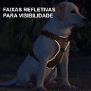 Arnês para cães sem puxar, colete tático durável ajustável