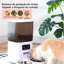Alimentador Automático para Gatos e Cães - 5L, Wi-Fi, Câmera HD, Inteligente e Interativo