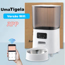 Alimentador Automático para Gatos e Cães - 5L, Wi-Fi, Câmera HD, Inteligente e Interativo